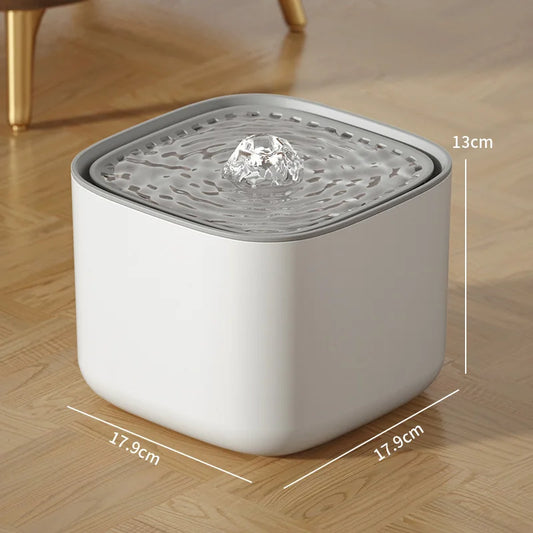 Automatic cat water fountain
