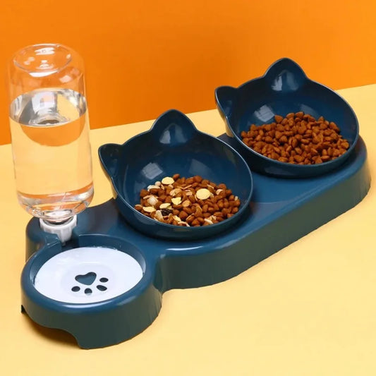 Gamelles doubles pour chat